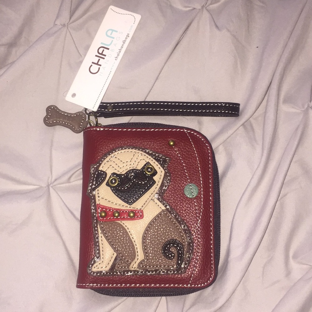 NWT Chala Pug Wristlet